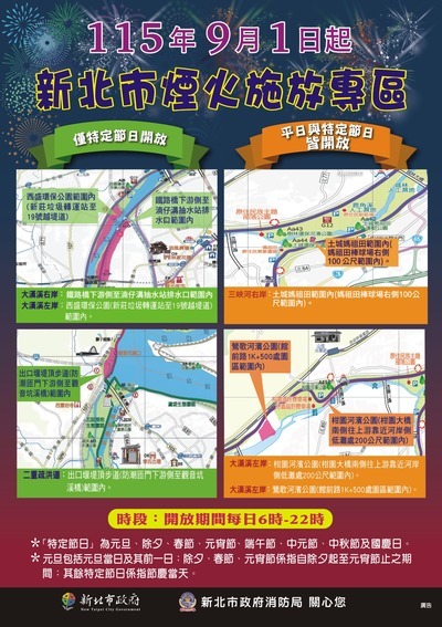 爆竹煙火安全事宜